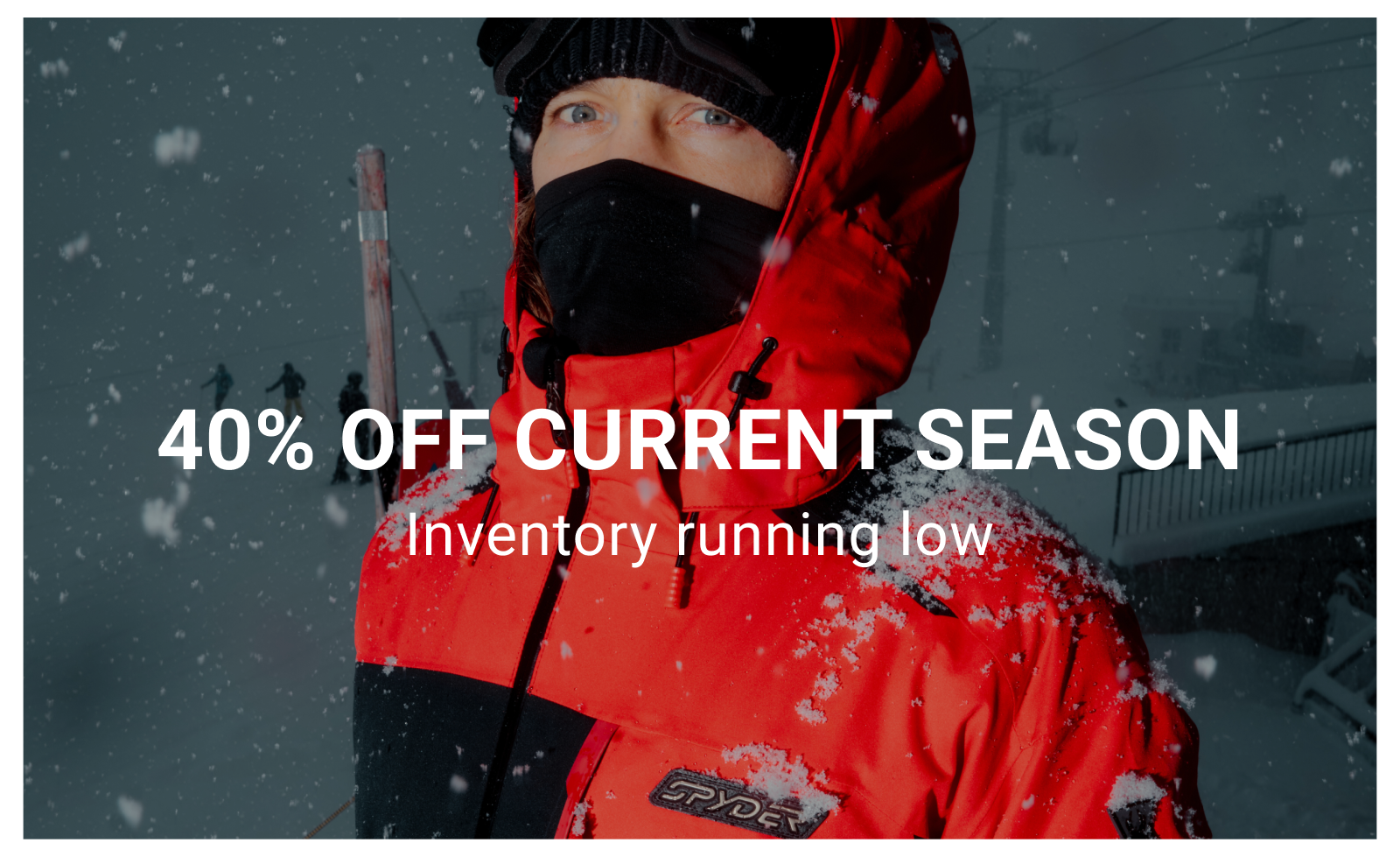 40% off current season