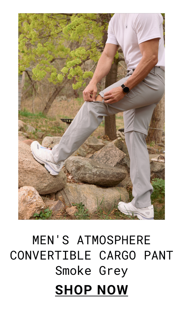Men's Atmosphere Convertible Cargo Pant - Smoke Grey