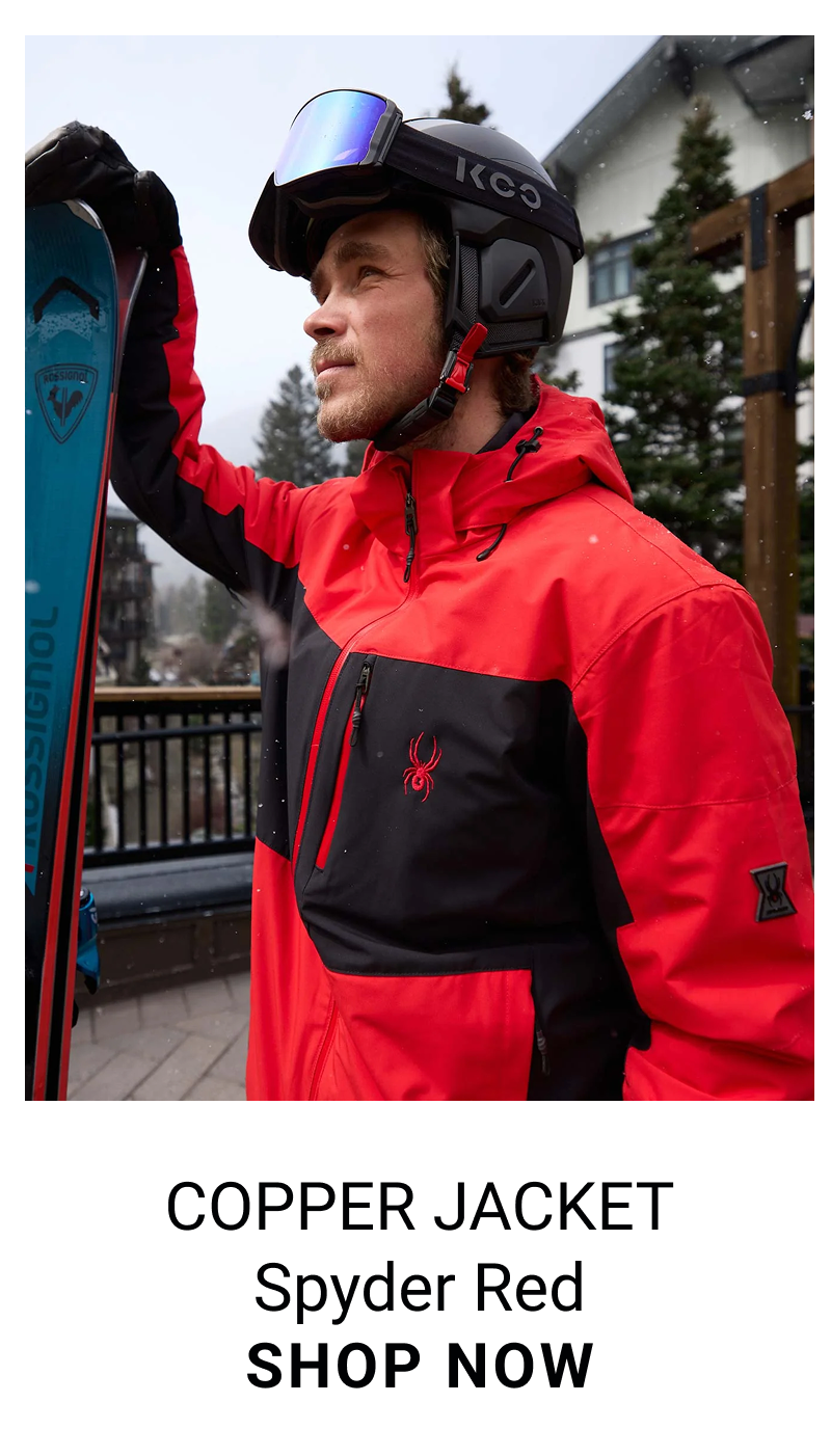 Men's Copper Jacket - Spyder Red