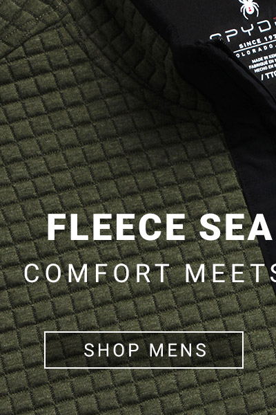 Quilted fleece half zip - Shop Mens