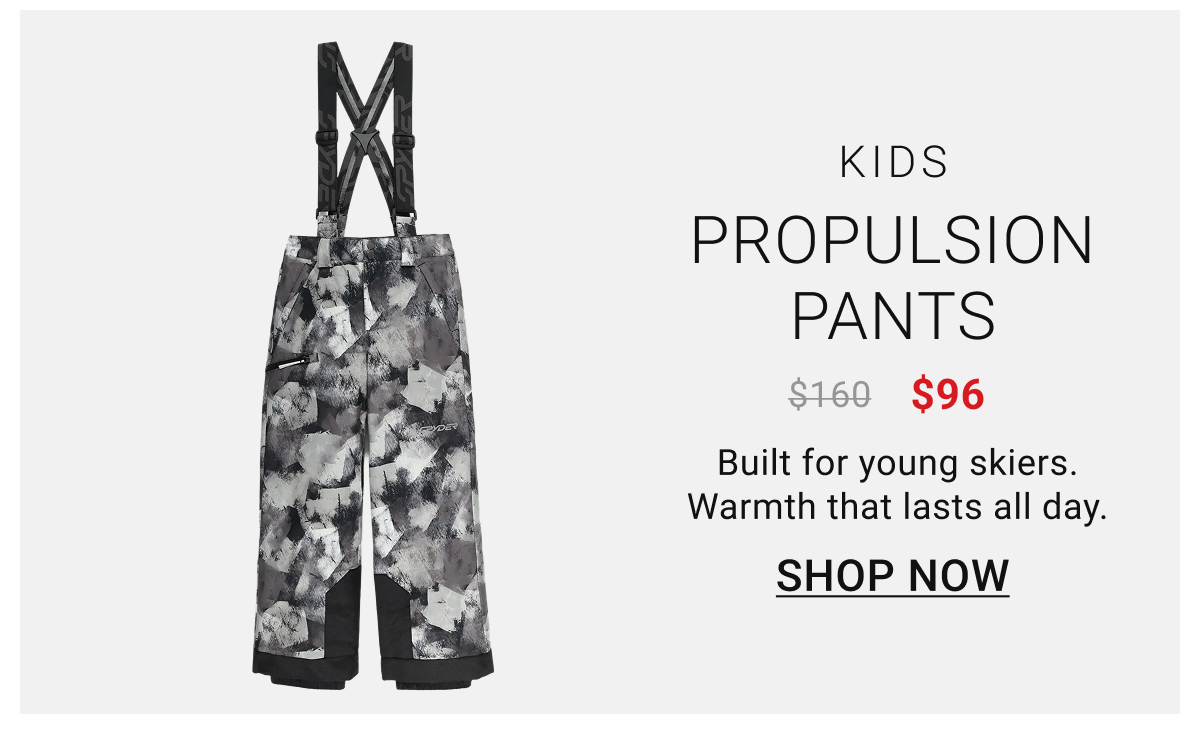 Boys Propulsion Pants - Black Camo