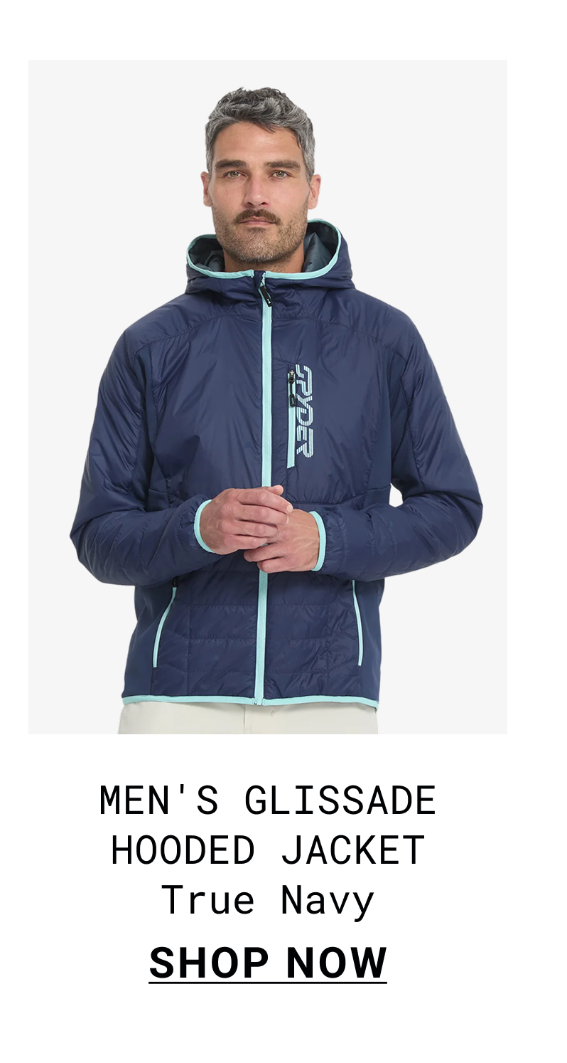Men's Glissade Hooded Jacket - True Navy
