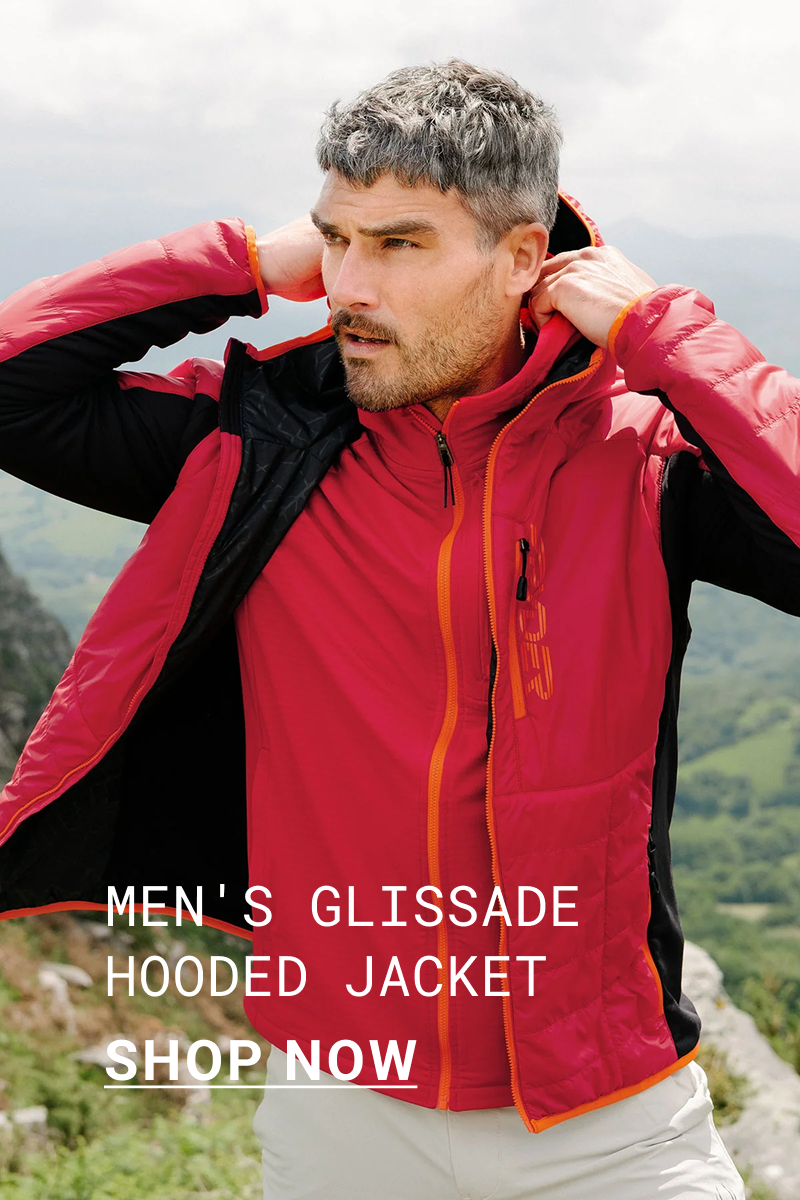 Men's Glissade Hooded Jacket - Spyder Red