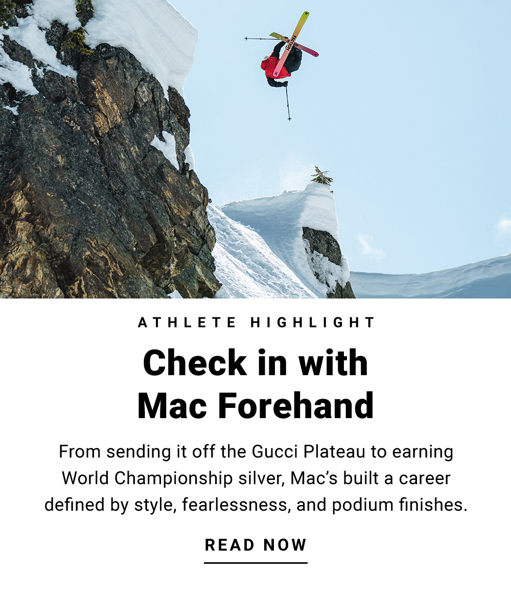 Check in with Mac Forehand Athlete Highlight. Read Now.