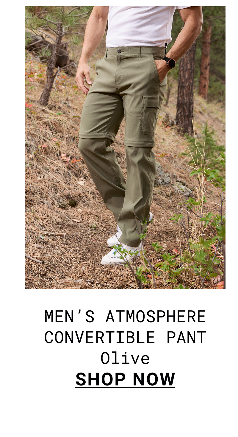 Men's Atmosphere Convertible Cargo Pant - Olive
