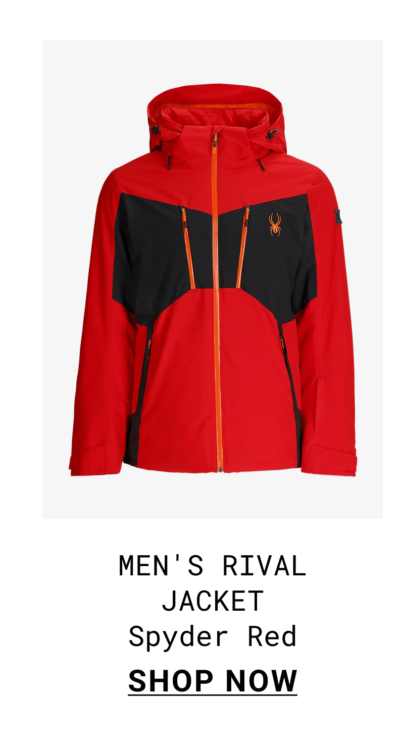 Men's Rival Jacket - Spyder Red