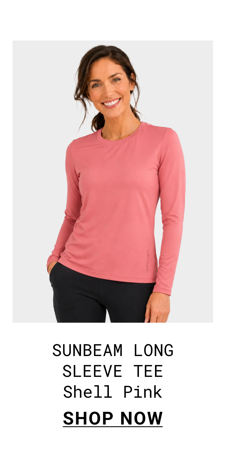 Women's Sunbeam Long Sleeve Tee - Shell Pink
