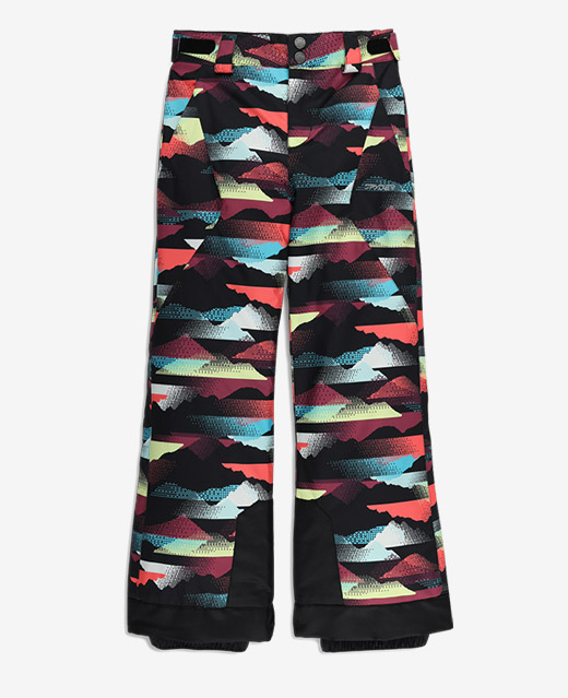 Girls Olympia Pant - Multi Mountain Print
