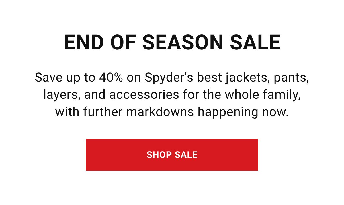 End Of Season Sale