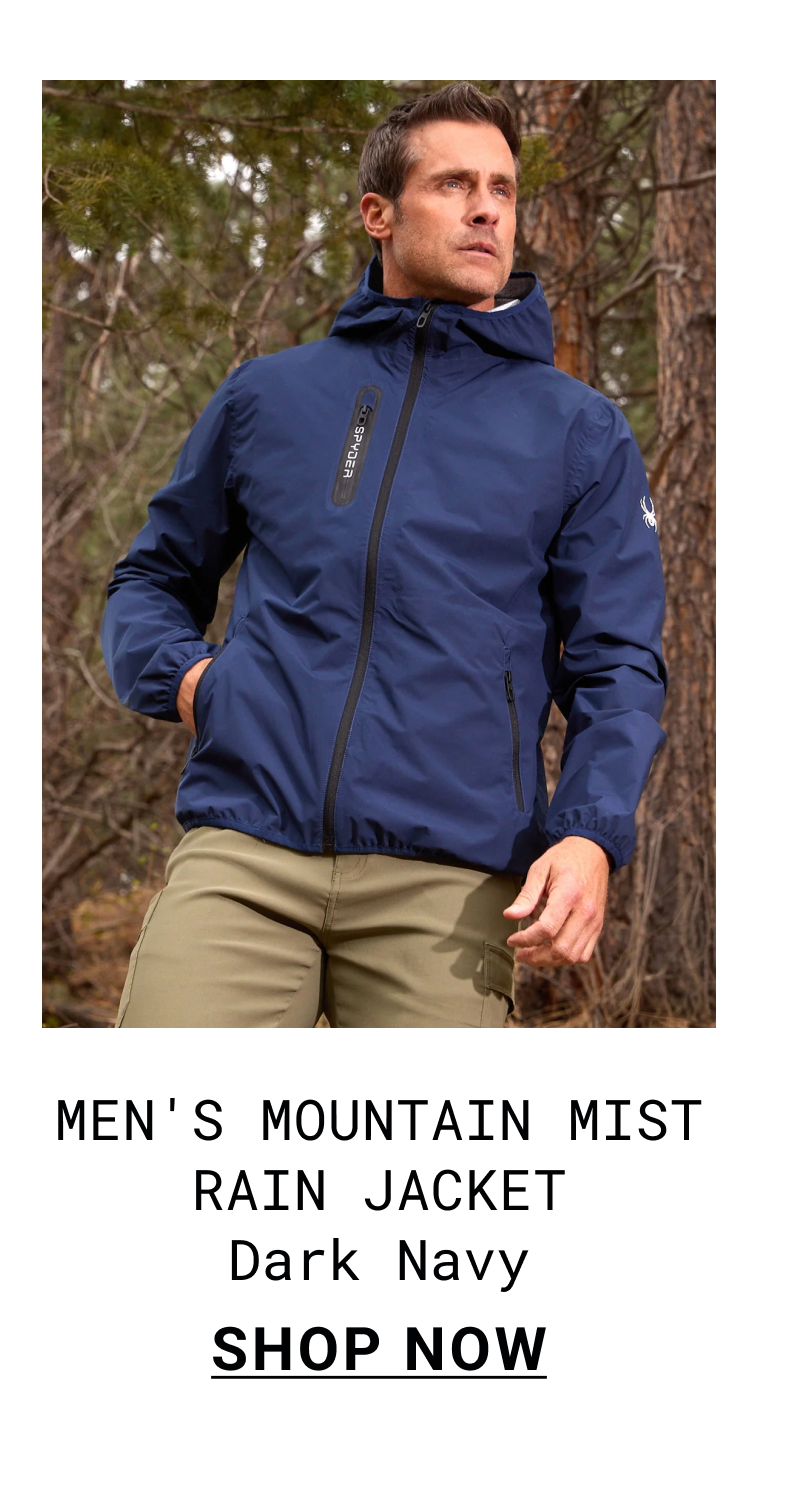 Men's Mountain Mist Rain Jacket - Dark Navy