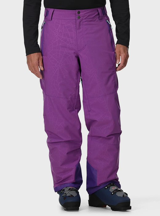 Man in Lift Pants in Glitch Purple