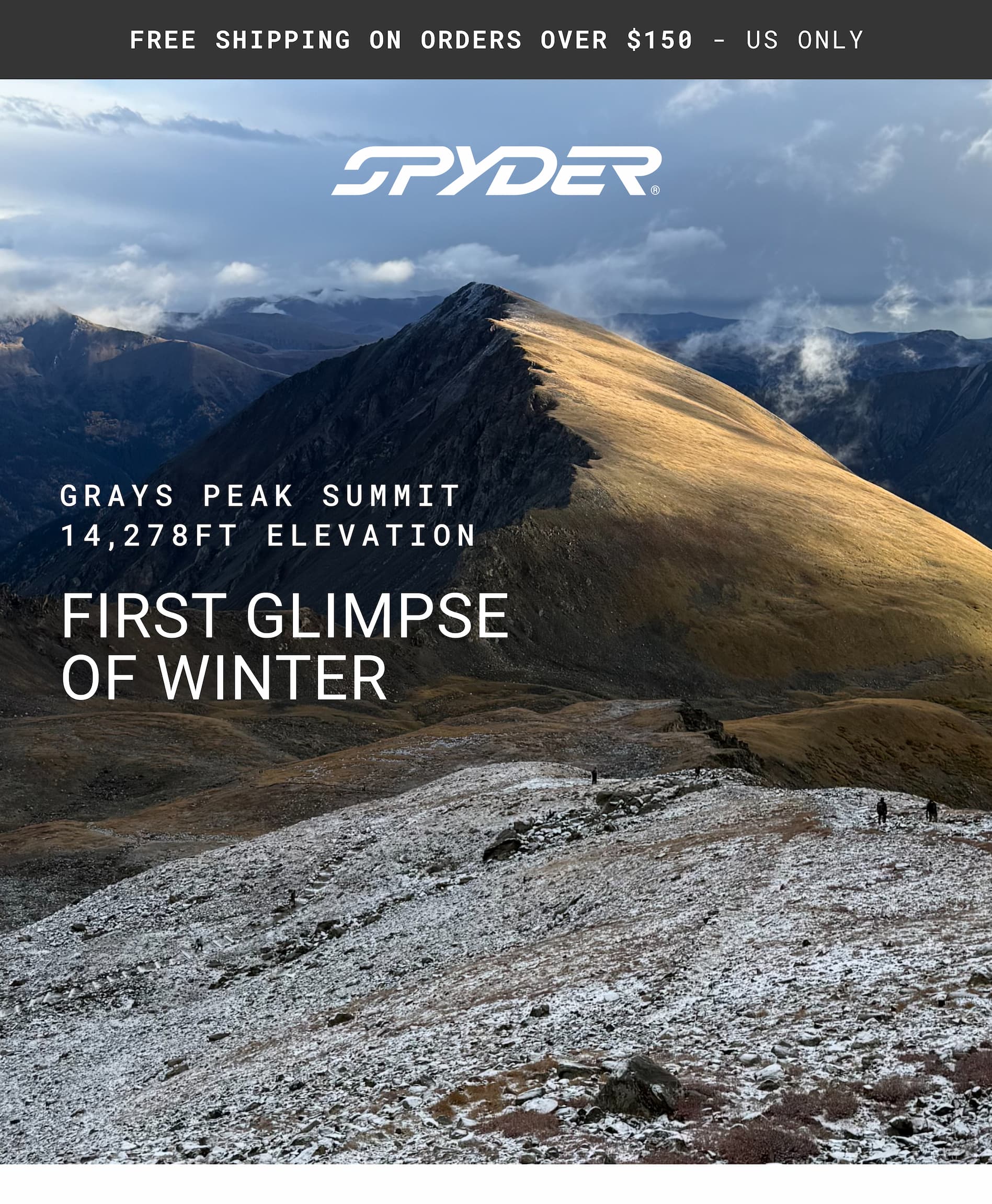 FIRST GLIMPSE OF WINTER