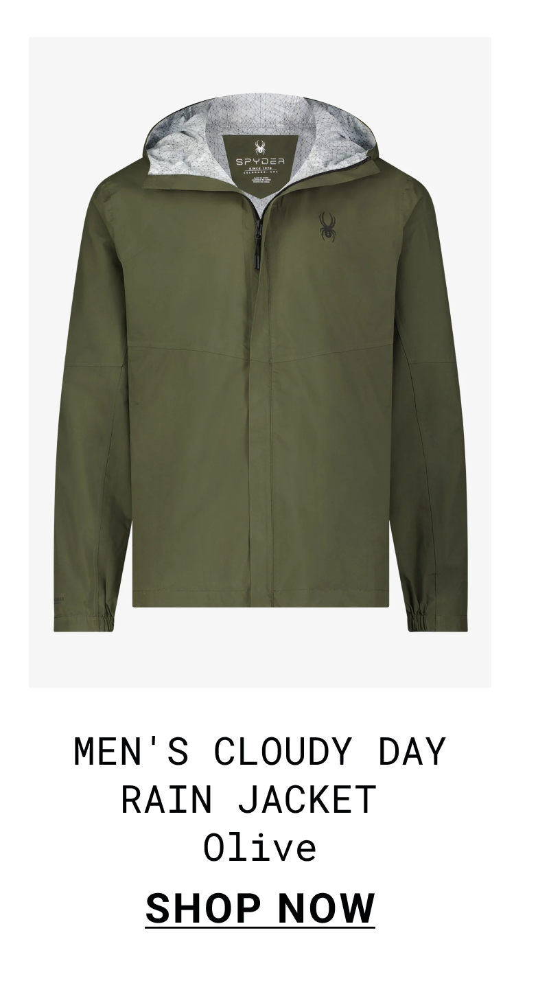 Men's Cloudy Day Rain Jacket - Olive