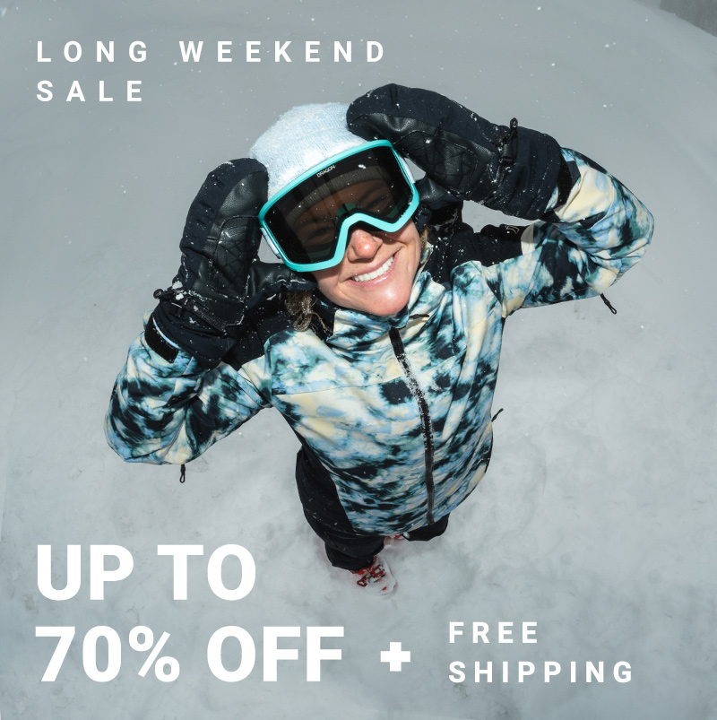 Long Weekend Sale - Up to 70% Off plus Free Shipping