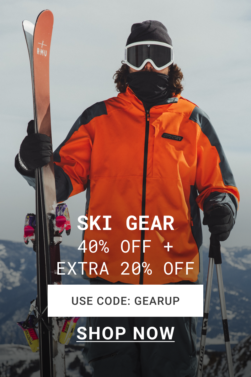 SKI GEAR 40% off + extra 20% off