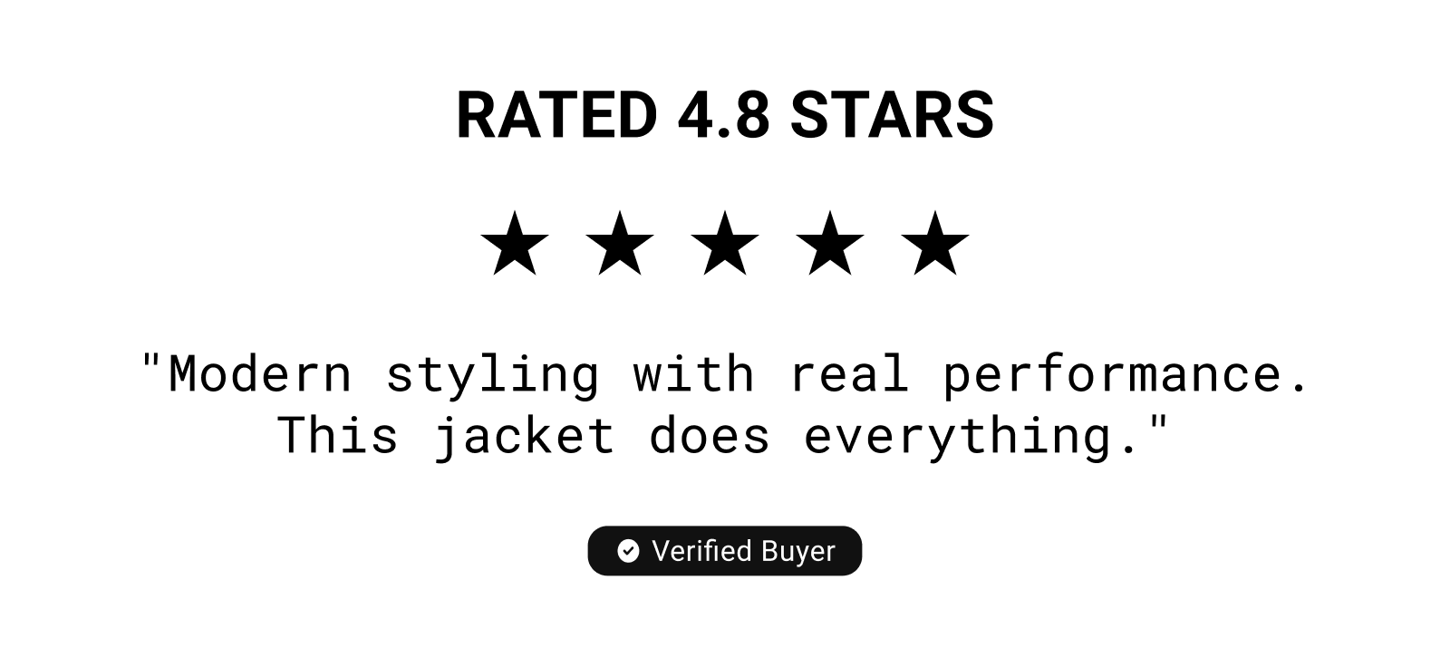 RATED 4.8 STARS