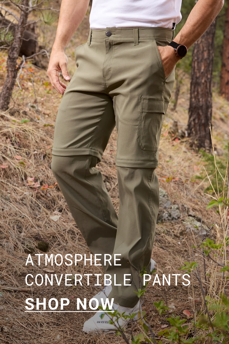 Men's Atmosphere Convertible Cargo Pant - Olive