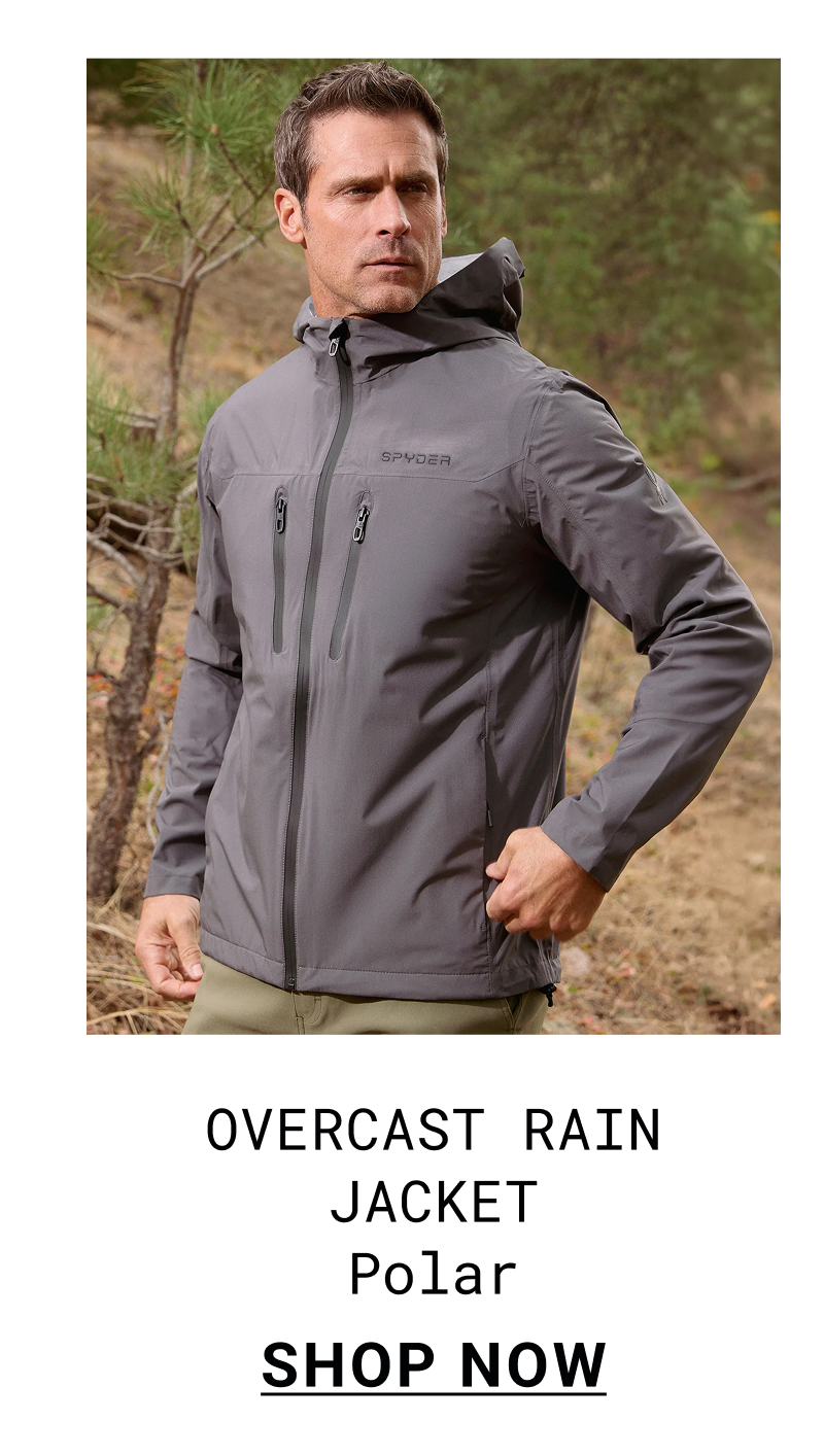 Men's Overcast Rain Jacket - Polar