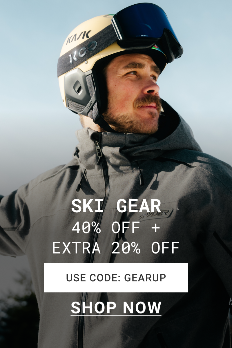 SKI GEAR 40% off + extra 20% off