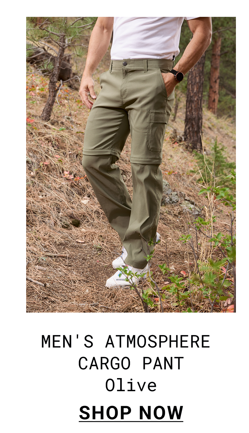 Men's Atmosphere Convertible Cargo Pant - Olive