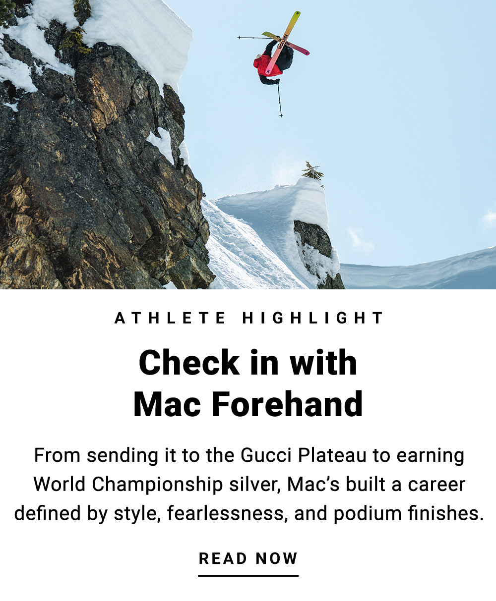 Check in with Mac Forehand Athlete Highlight. Read Now.