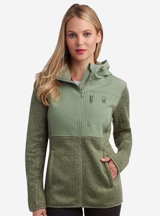 Women's softshell jacket - green
