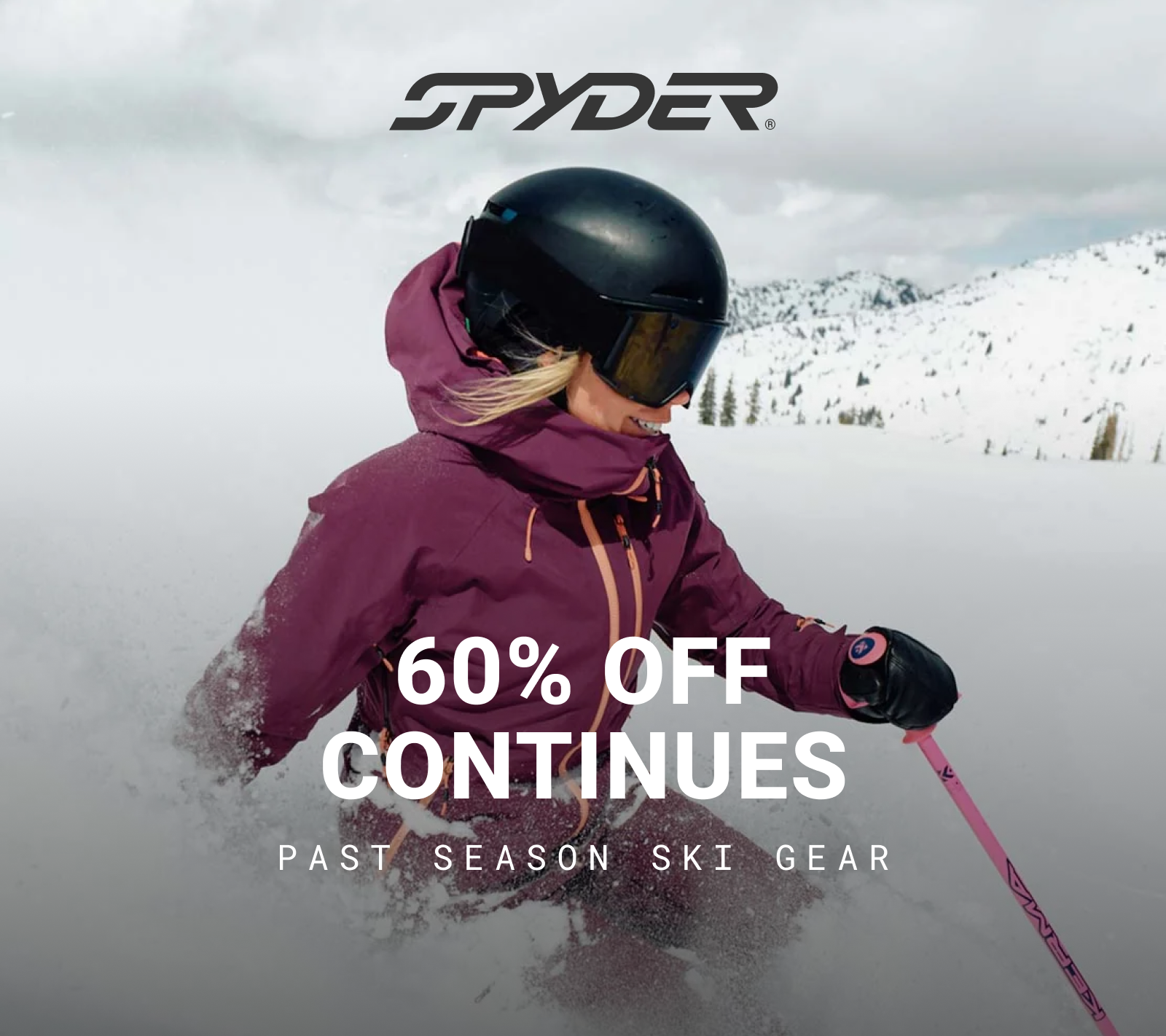 60% OFF CONTINUES