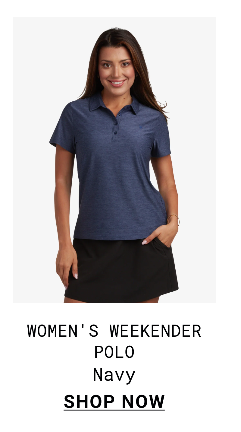 Women's Weekender Polo - Navy