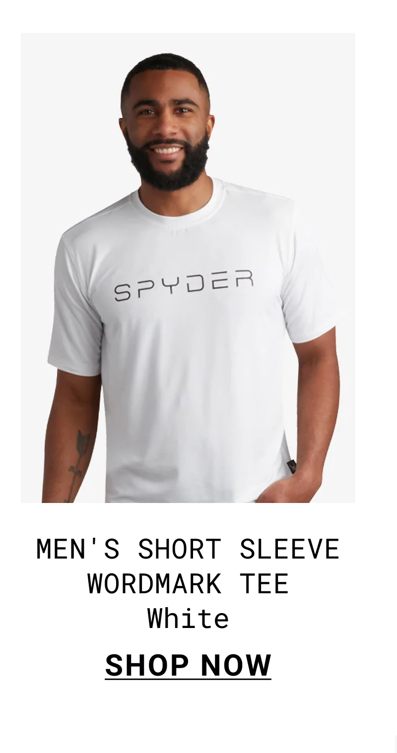 Men's Short Sleeve Wordmark Tee - White
