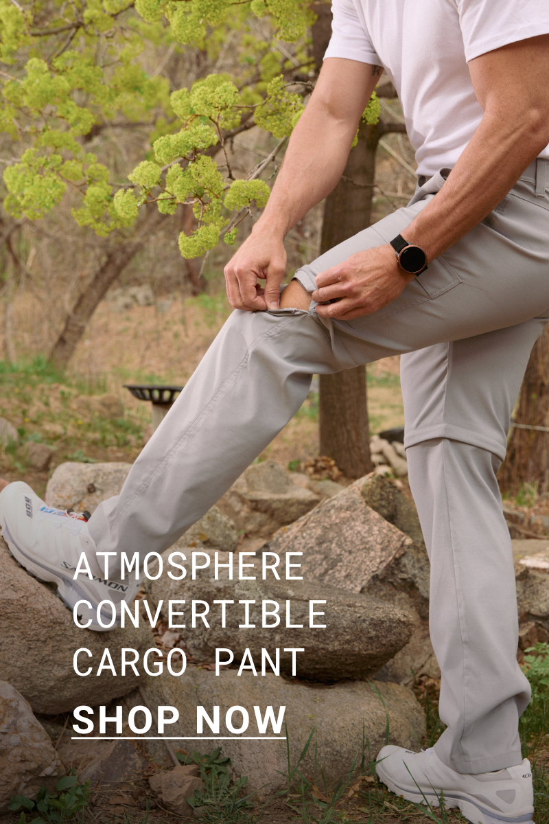 Men's Atmosphere Convertible Cargo Pant - Smoke Grey