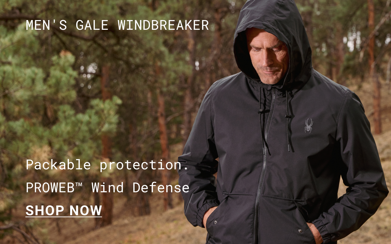 Men's Gale Windbreaker - Black