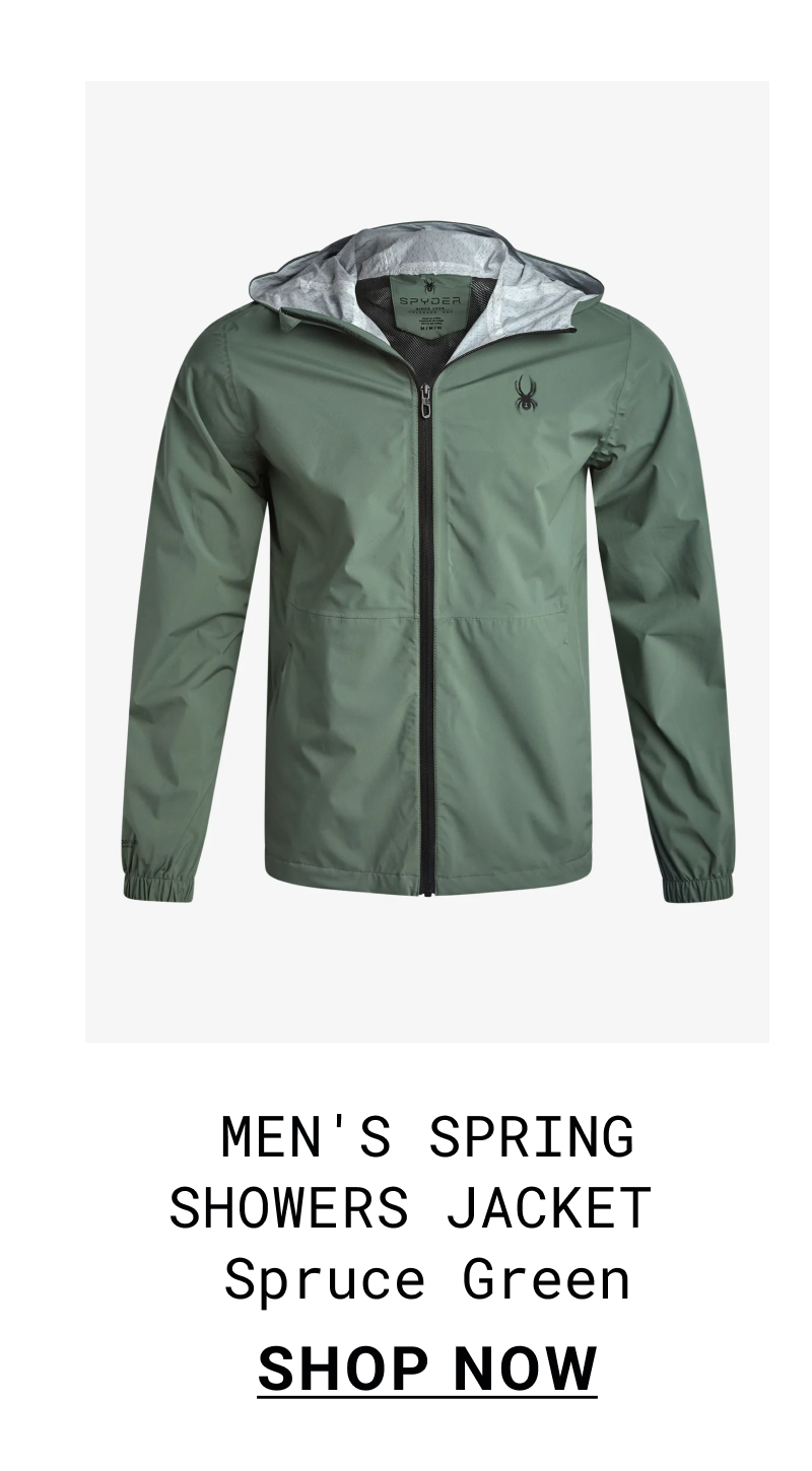 Men's Spring Showers Jacket - Spruce Green