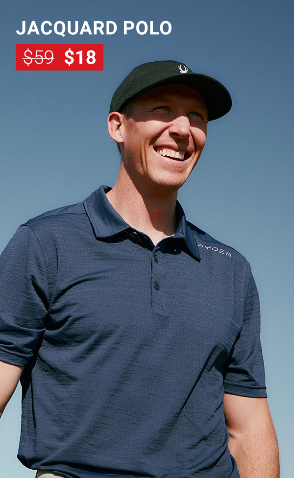 Men's Jacquard Polo - was $59, now $18