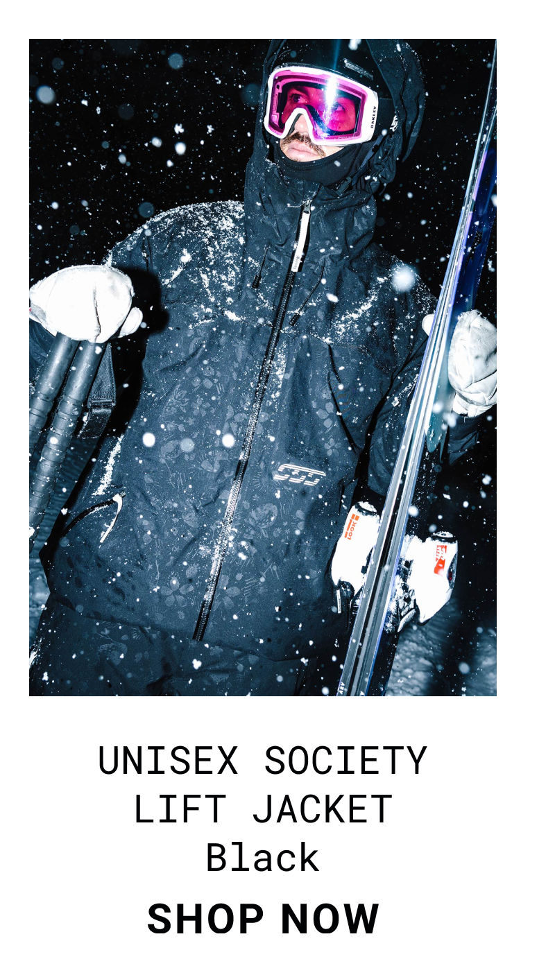 UNISEX SOCIETY LIFT JACKET Black