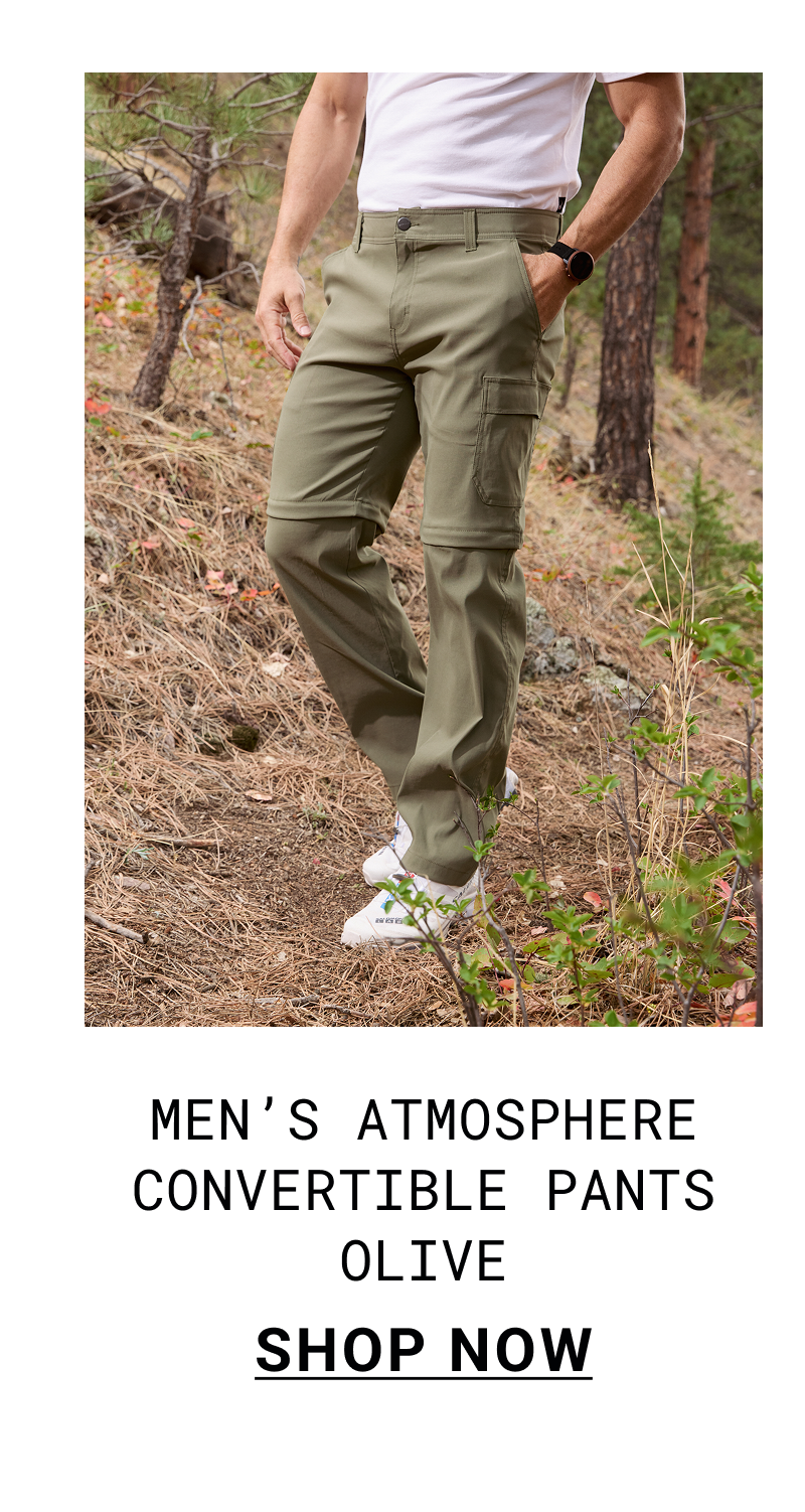 Men's Atmosphere Convertible Cargo Pant - Olive