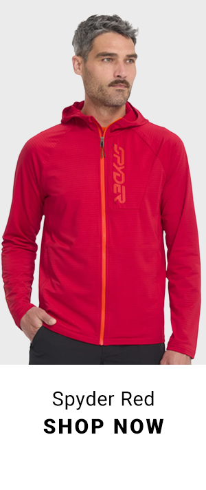 Spyder Red colorway. Shop Now.