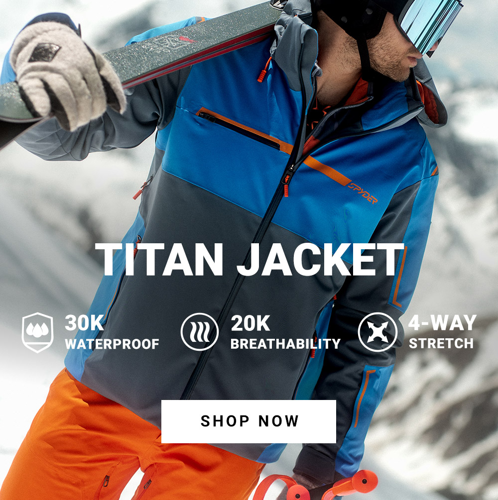 Titan Jacket. 30K Waterproof. 20K Breathability. 4-Way Stretch