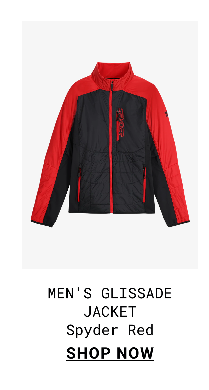 Men's Glissade Jacket - Spyder Red