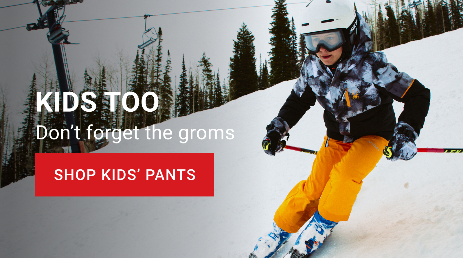 Kids too. Don't forget the groms. 