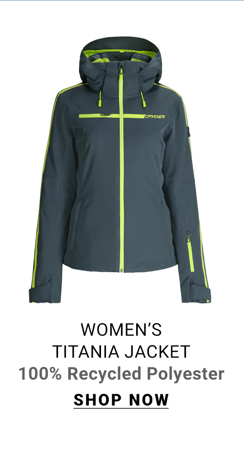 Women's Titania Jacket. 100% Recycled Polyester.