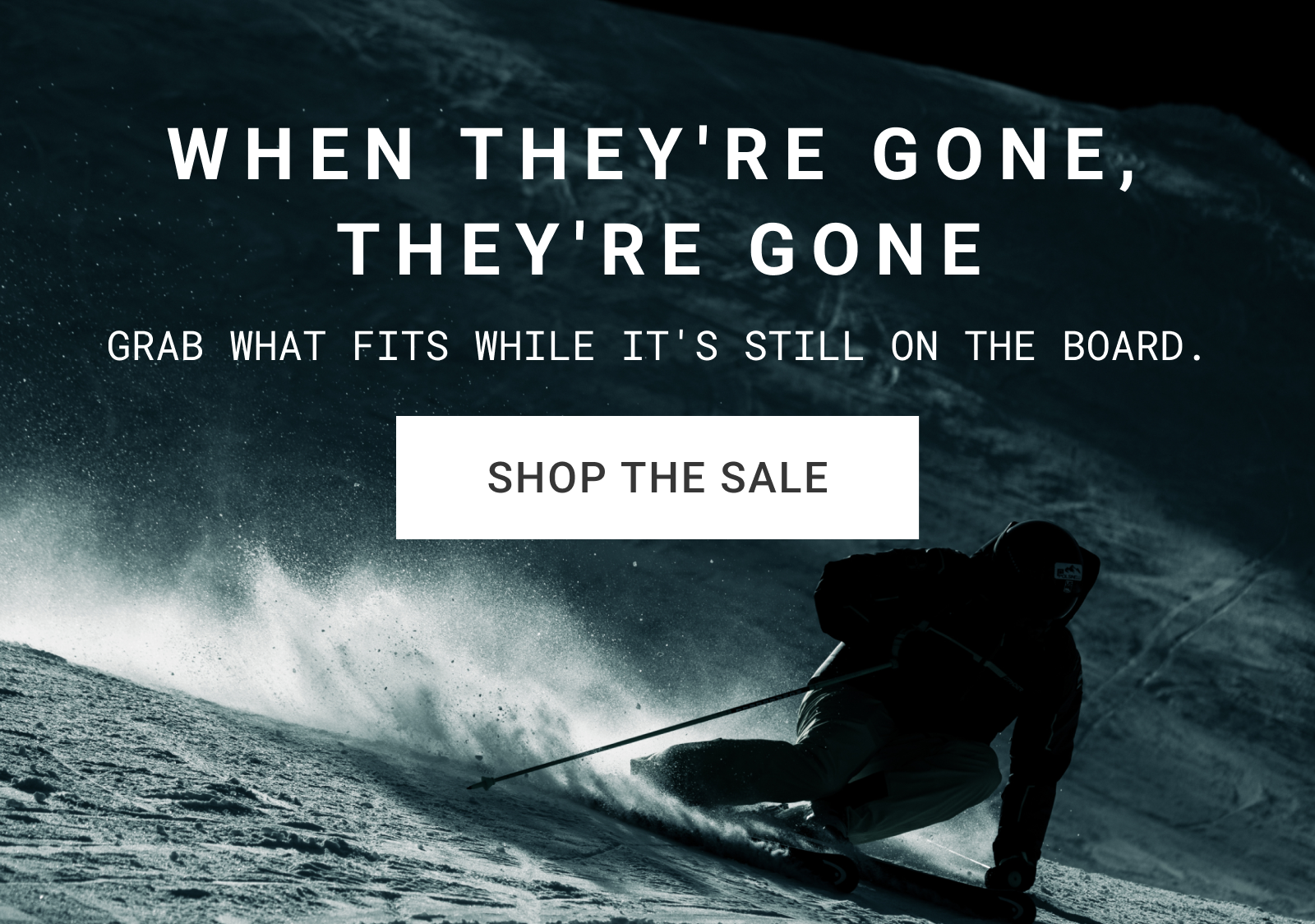 WHEN THEY'RE GONE, THEY'RE GONE