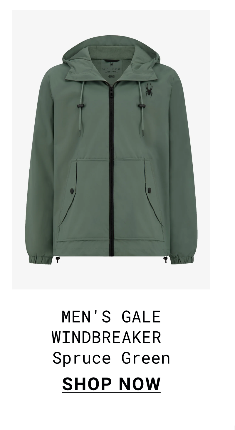 Men's Gale Windbreaker - Spruce Green