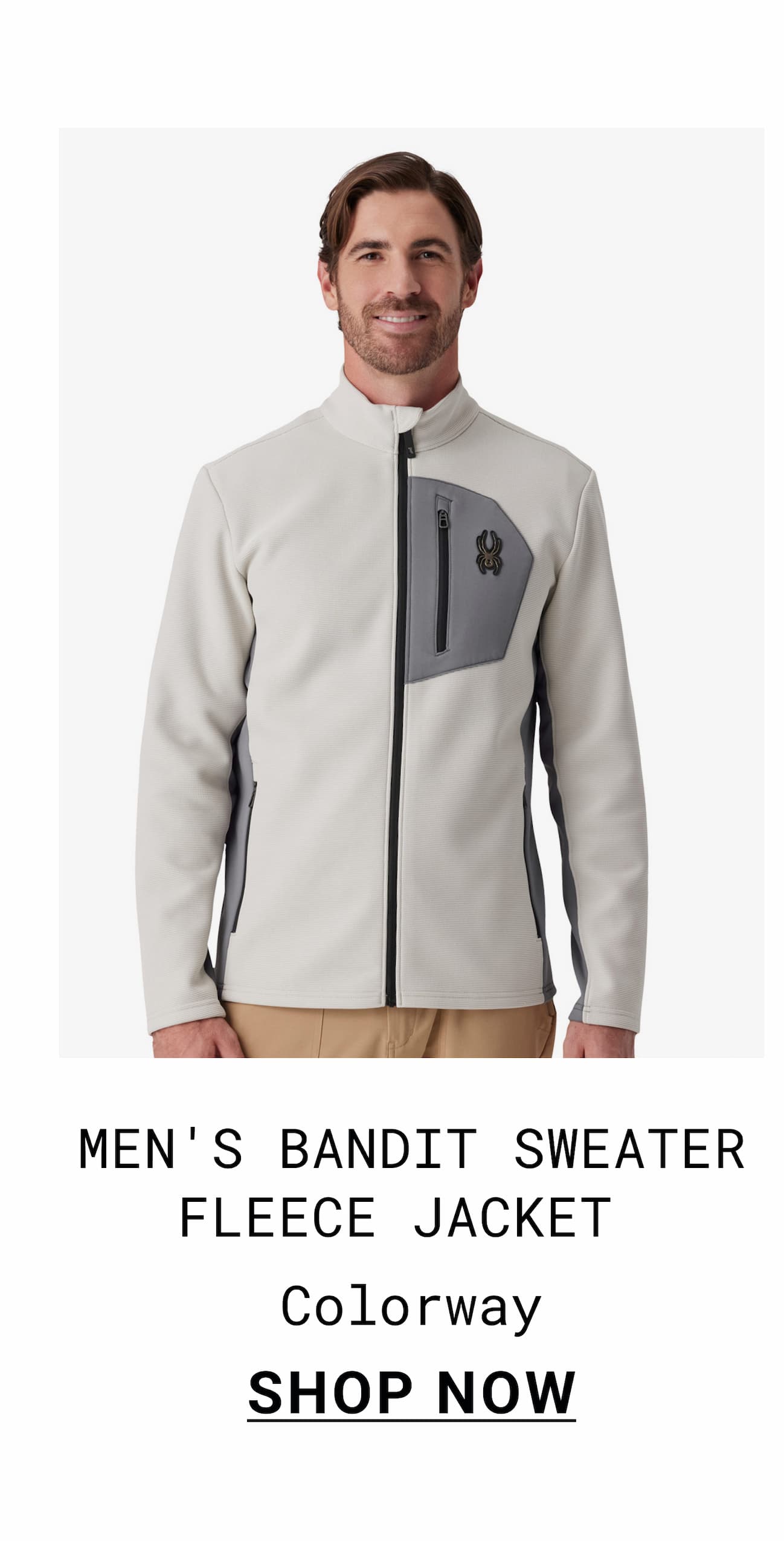men's BANDIT SWEATER FLEECE JACKET