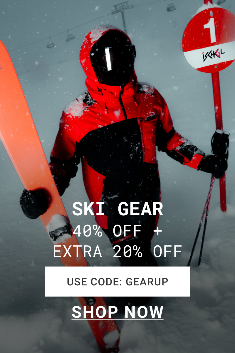 SKI GEAR 40% off + extra 20% off
