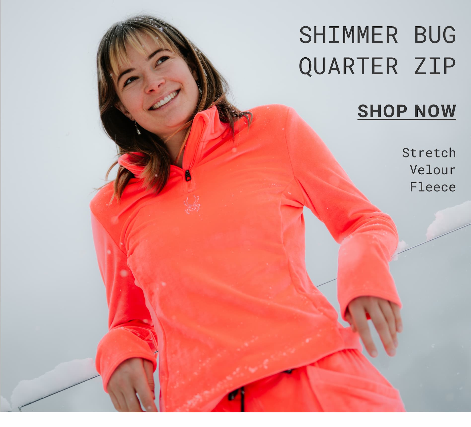 Shimmer Bug Quarter Zip