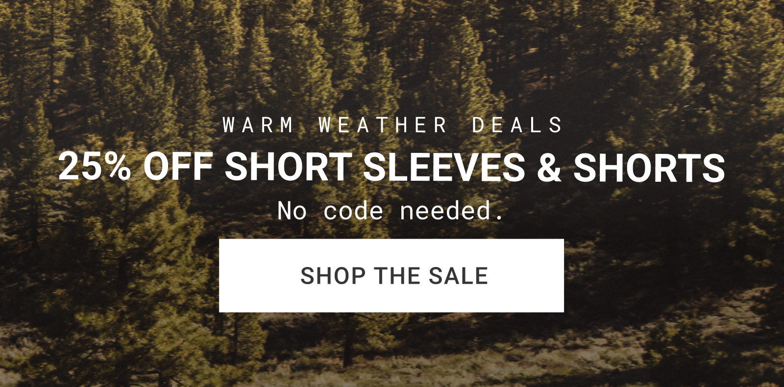 25% OFF SHORT SLEEVES & SHORTS