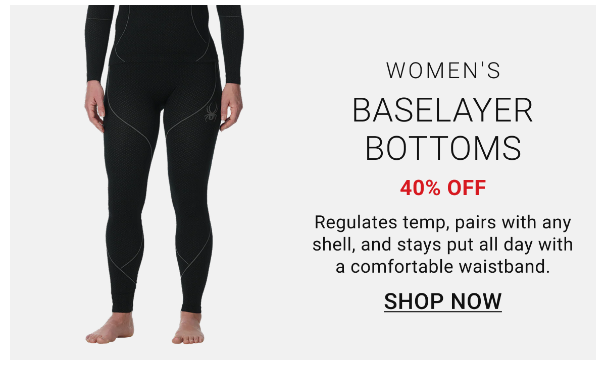 Women's Momentum Baselayer Pants - Black