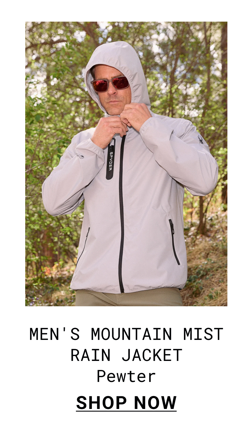 Men's Mountain Mist Rain Jacket - Pewter