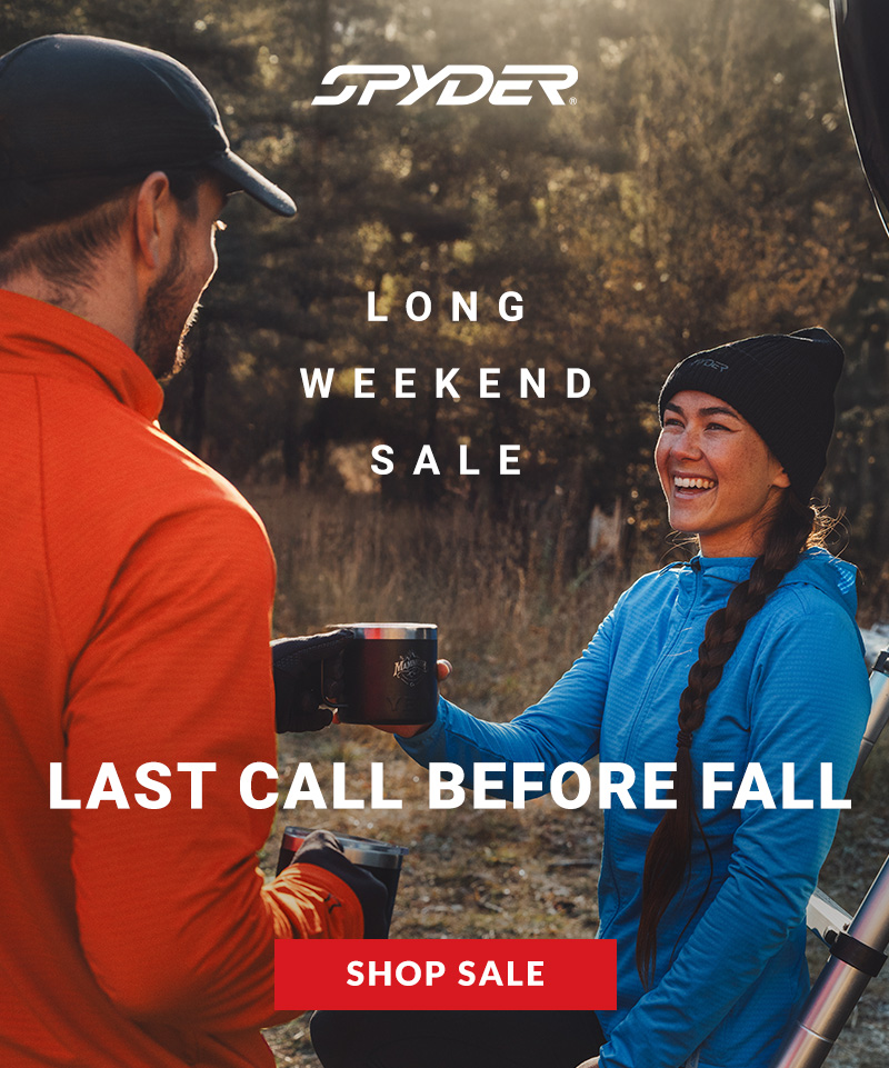 Spyder Long Weekend Sale - Last Call Before Fall - Shop Sale