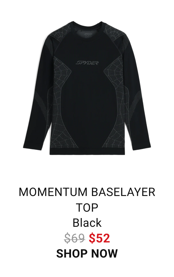 Men's Momentum Baselayer Top - Black
